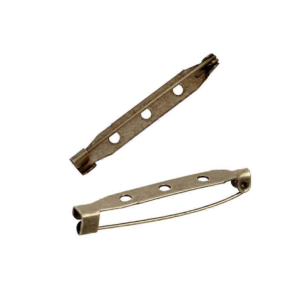 Making Corsage Brooch Safety Pin Charm 4cm Alloy Material 200Pcs for Craft Jewelry DIY