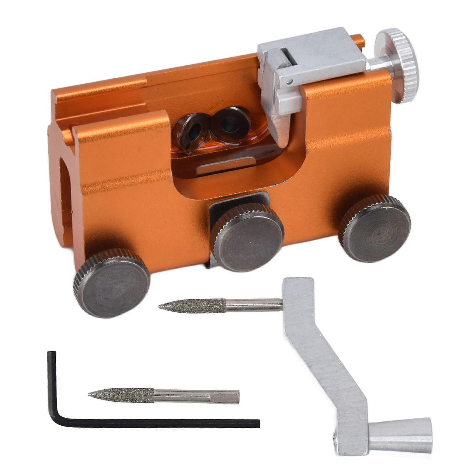 Chainsaw Sharpening Jig Portable Hand Crank Chain Sharpener for Lumberjack Garden Worker
