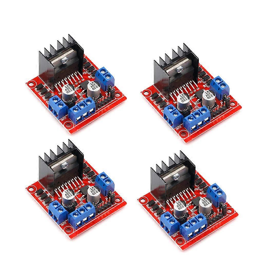 Mini Stepper Motor Drive Controller Board Module L298N Double H Bridge DC Stepper for Arduino Smart Car Robot (4pcs)