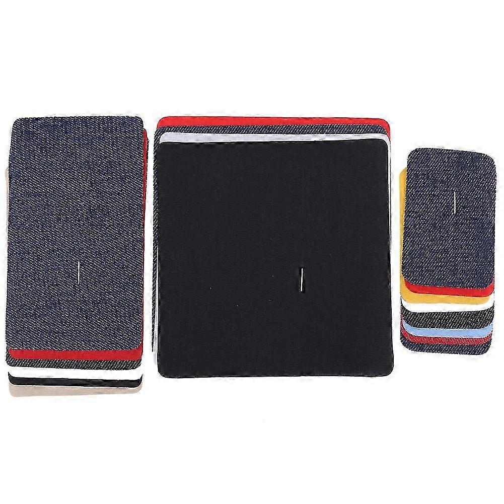 18Pcs Assorted Iron on Jean Mending Patches Repair Kit for Clothing and Hats