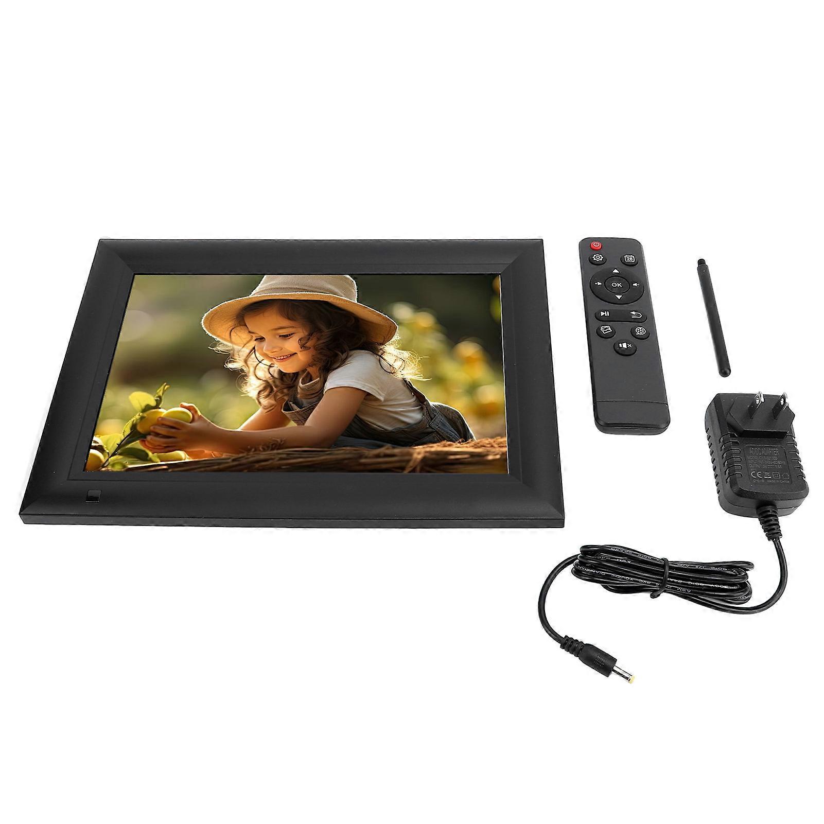 10.1" Digital Photo Frame with 1080P Video, Music, Remote Control, Auto Switch Timer