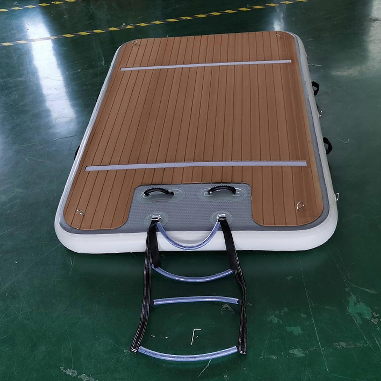 Swimming Bed Yacht Leisure Inflatable Dock, Water NonSlip Floating Platform