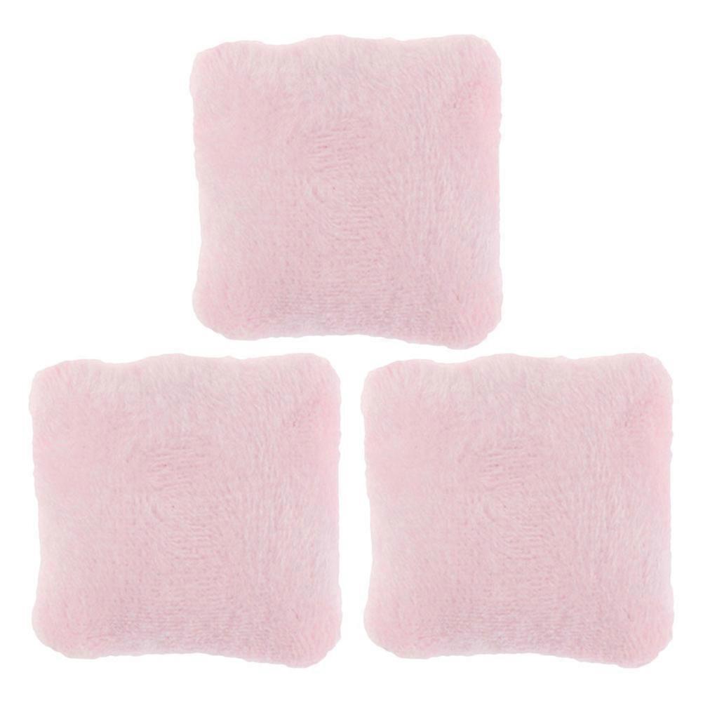 Comforter Toy Dollhouse Bedding Soft And Cozy Pillows For Dolls Fine Craftsmanship 3Pcs