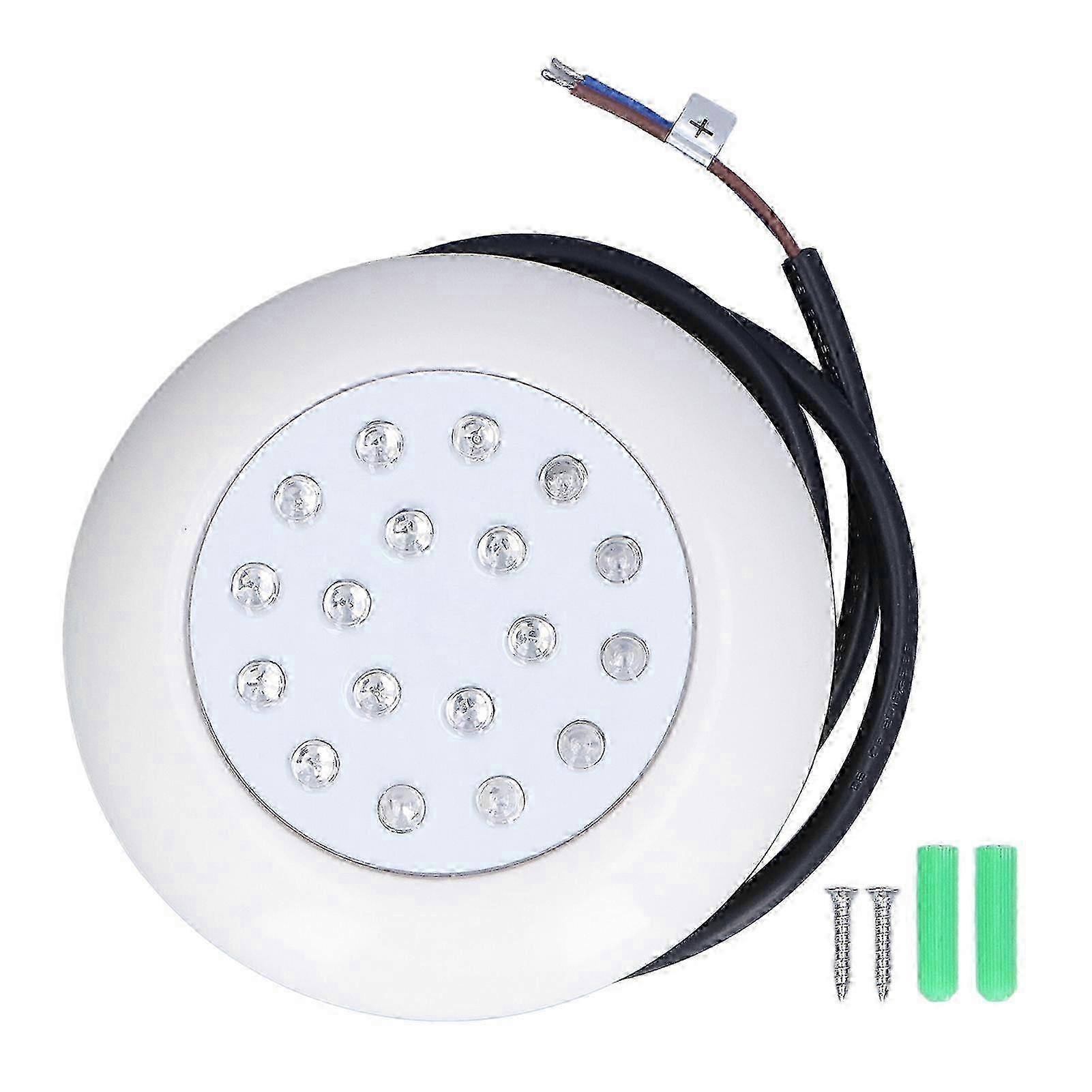 10W 12V RGB Underwater Pool Light - IP68 Waterproof 18LED 1000LM Lamp for Swimming Pool & Pond Illumination
