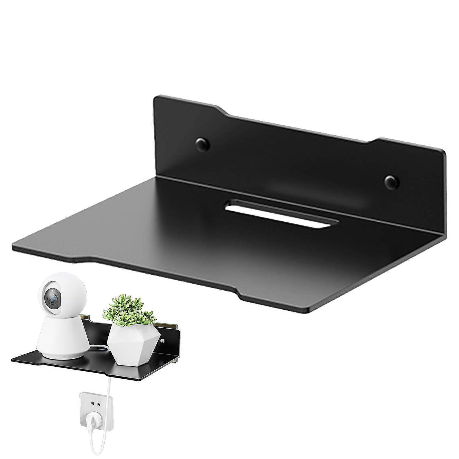 Router Wall Mount  Stainless Steel WallMounted Floating WLAN Router Rack