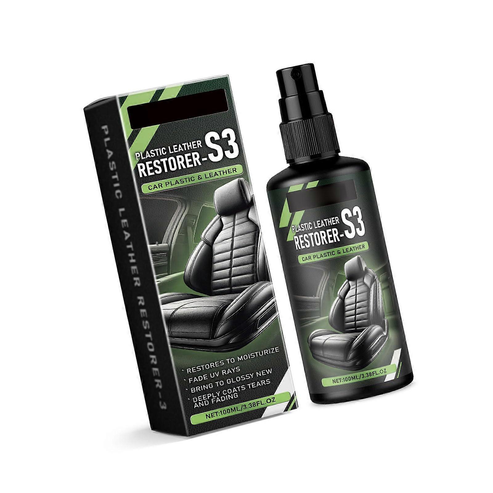 QuickActing Leather Cleaner Conditioner for Car Seats – Effortlessly Removes Oil Stains