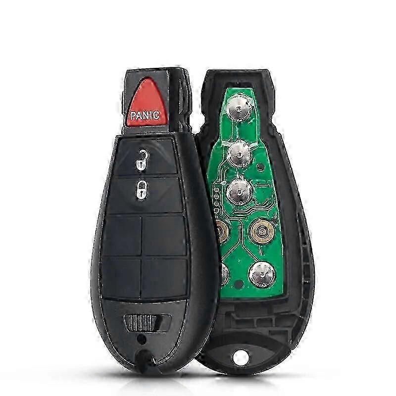 Smart Key Fob for Vehicles Compatible with Jeep Grand Cherokee Models from 2008 to 2013, M3N5WY783X IYZ-C01C, 433Mhz Uncut Key Blanks