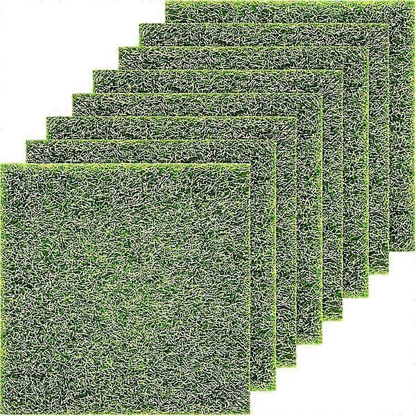 Artificial turf, lifelike fairy-like artificial turf, 15 x 15 cm