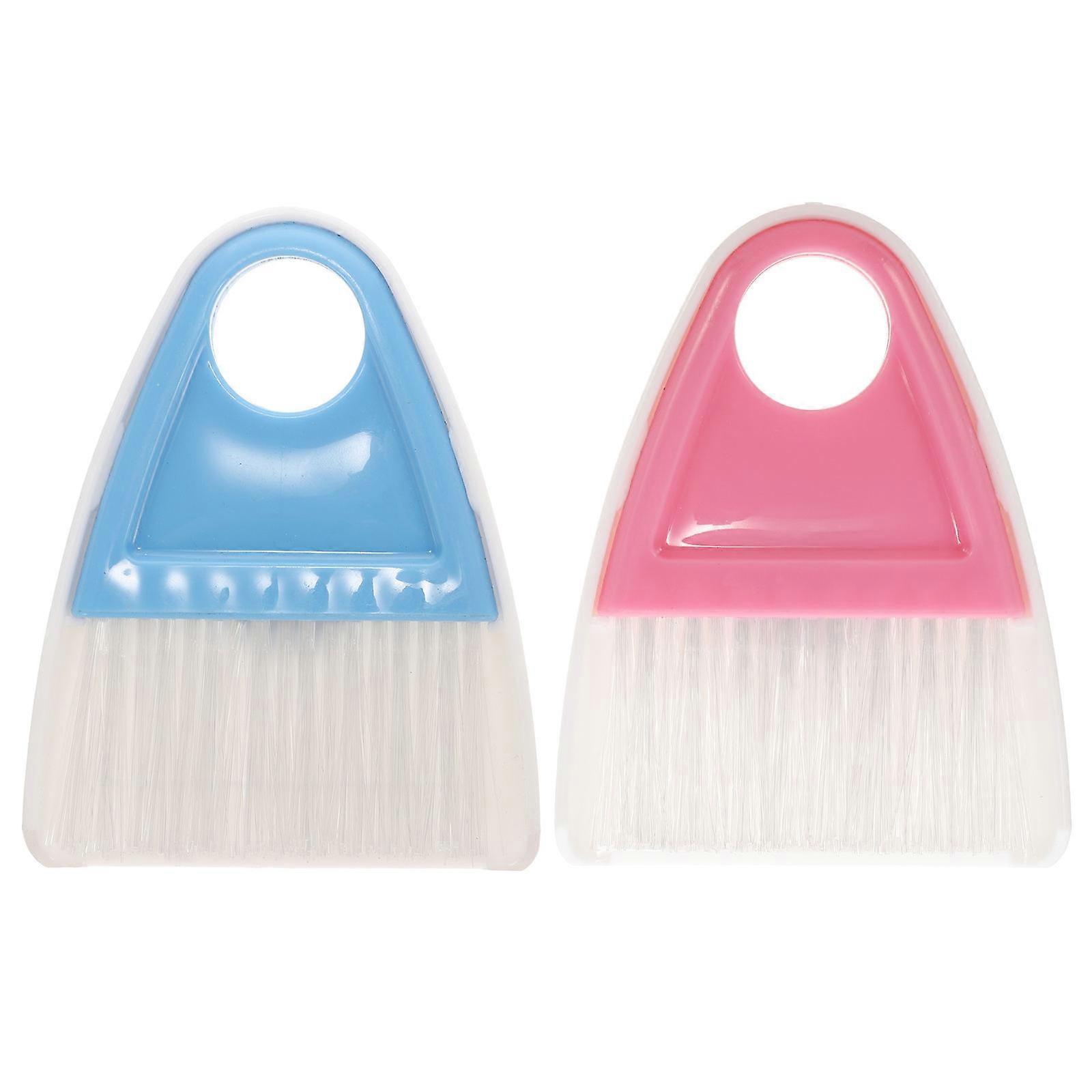 Mini Pet Broom and Dustpan Set for Cleaning with Plastic Material Assorted Color 2 Sets