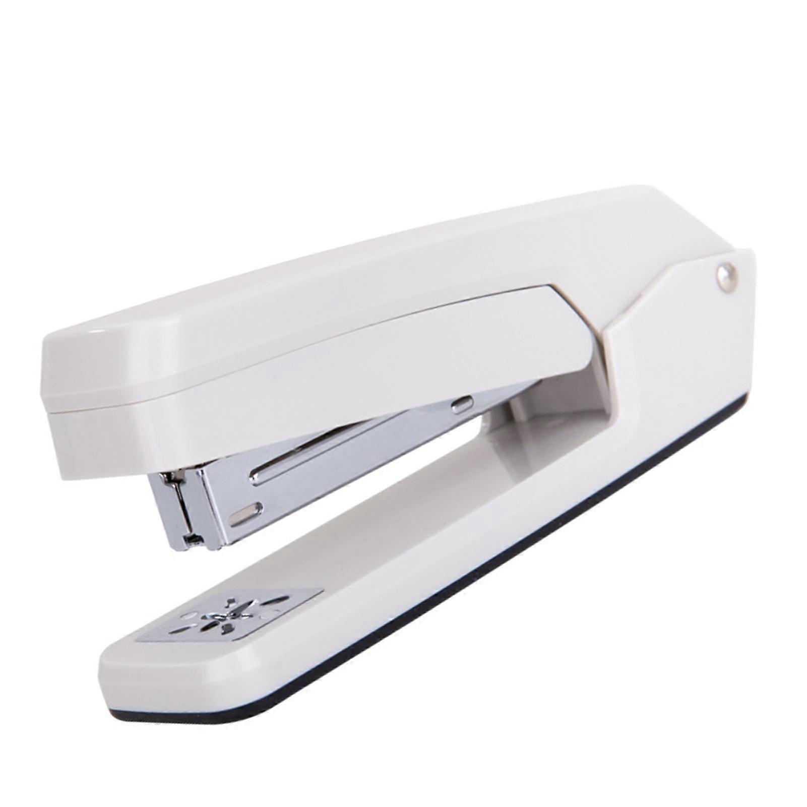 Swing Stapler White Easy Stapling Rotating Stitching Needle Tracks Clean Outline Portable Stapler for Office