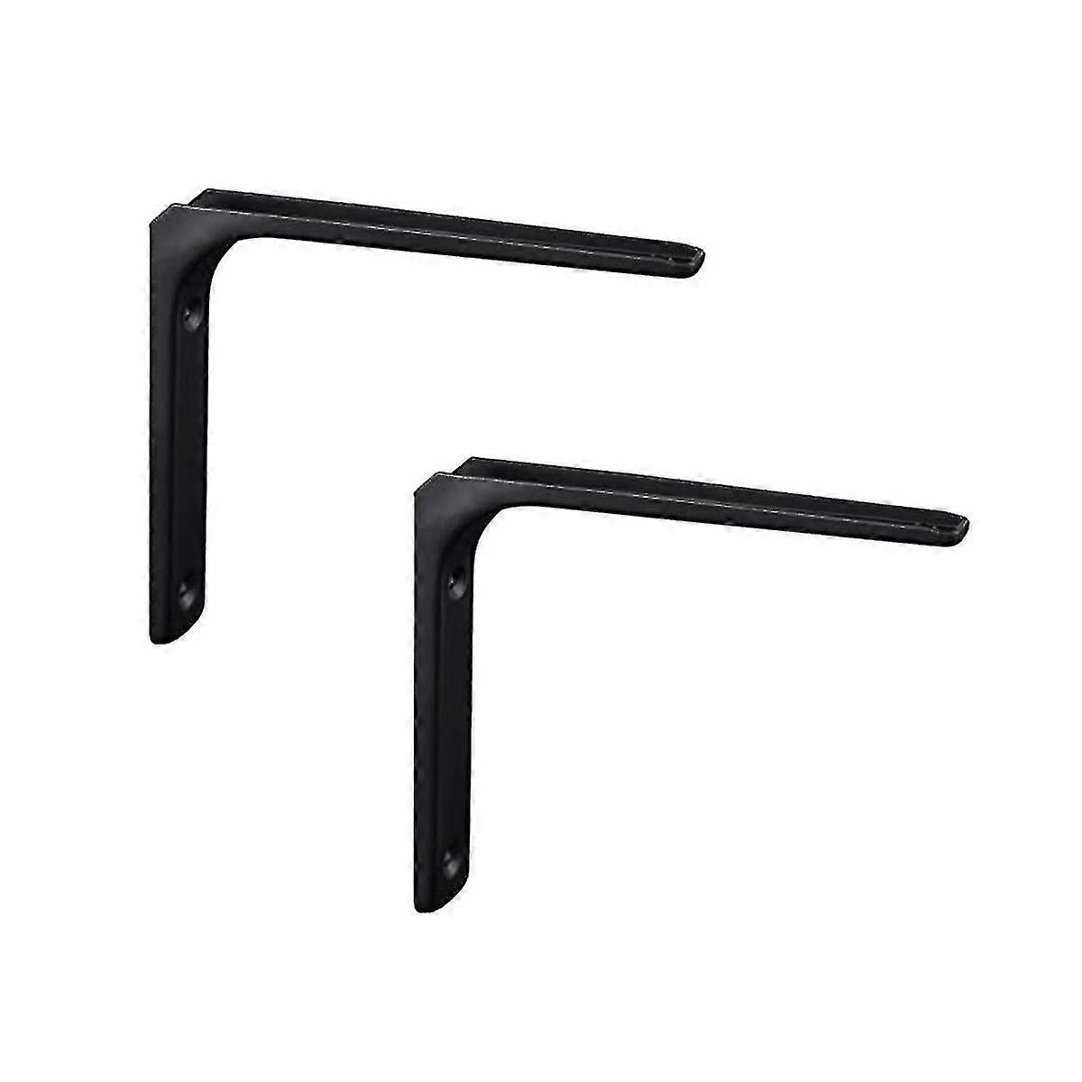 Thickened Triangular Bracket Rack Load-bearing Wall-mounted Rack 90-degree Angle Rack Bracket 20x15black SZRH AC-
