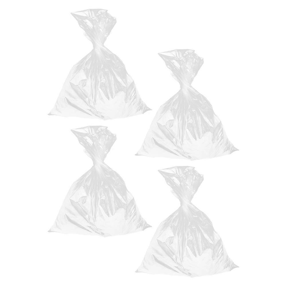 Storage Pouch Transparent Design For Easy Identification Dustproof Clothes Organizers 4Pcs