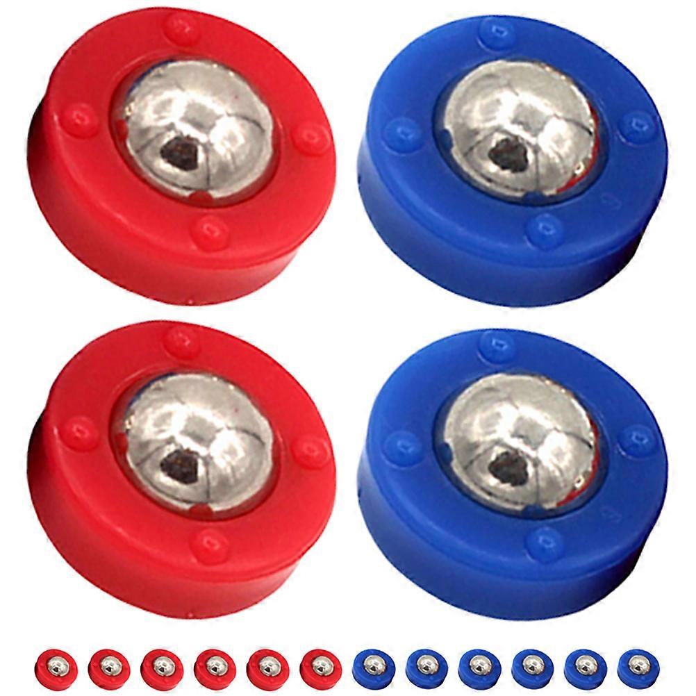 16pcs Family Shuffleboard Game Set with Rolling Pucks and Curling Equipment