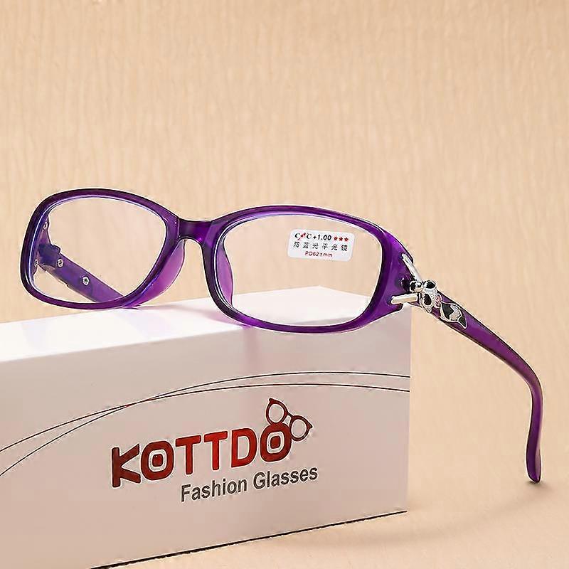In Trend Reading Glasses For Women Fashionable Fox Head Design Presbyopia Eyewear Hyperopia Men Anti Blue Light Reading Eyeglass +1.0+1.5+2.0+2.5+3.0