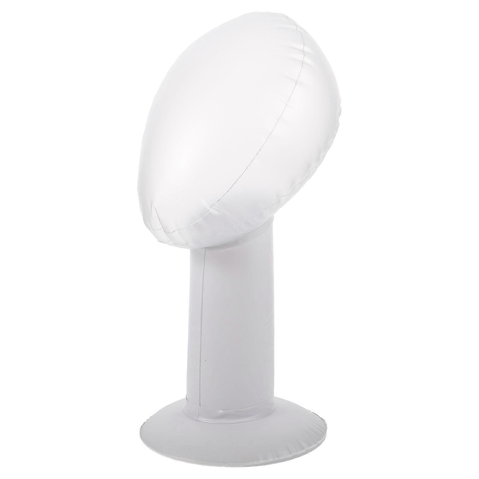 Inflatable PVC Mannequin Head Model for Wig and Hat Display, Durable Training Head for Beauty and Makeup Accessories, Realistic Design for