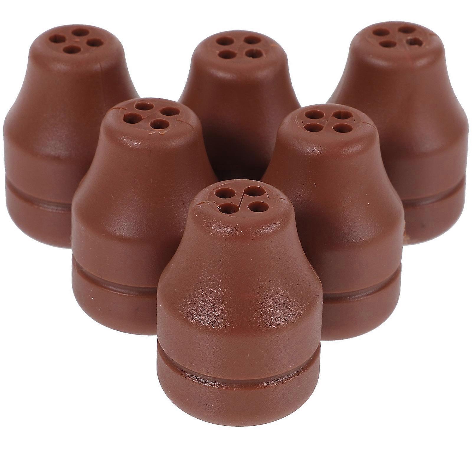 Blind Cord Winder Clear Window Blind Cord Knobs Home Decoration Chocolate 6Pcs