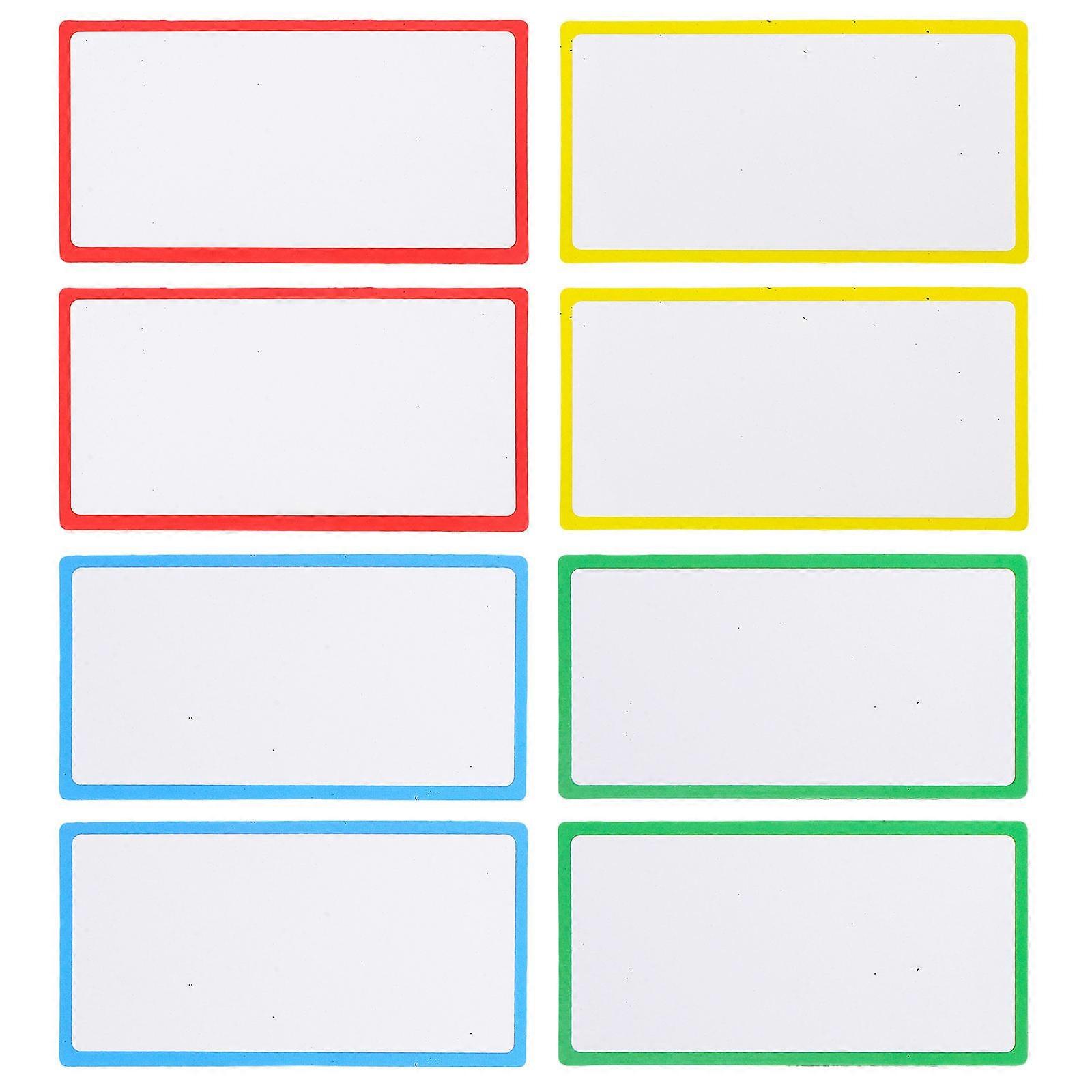 Name Tags Magnetic Writable Magnets Labels Green Home Use 10.00X5.00X0.05CM 8Pcs