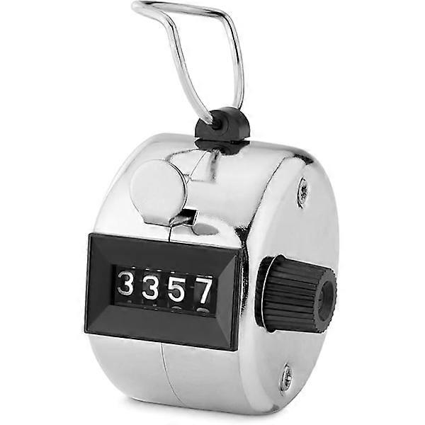 Manual mechanical counter, 4-digit metal case, sports event