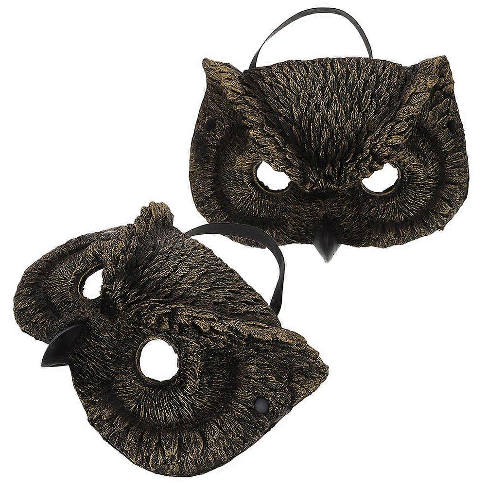 Masquerade Mask for Adults Made of Polyurethane Foam Lightweight Comfortable and Skin Friendly 2 Pcs