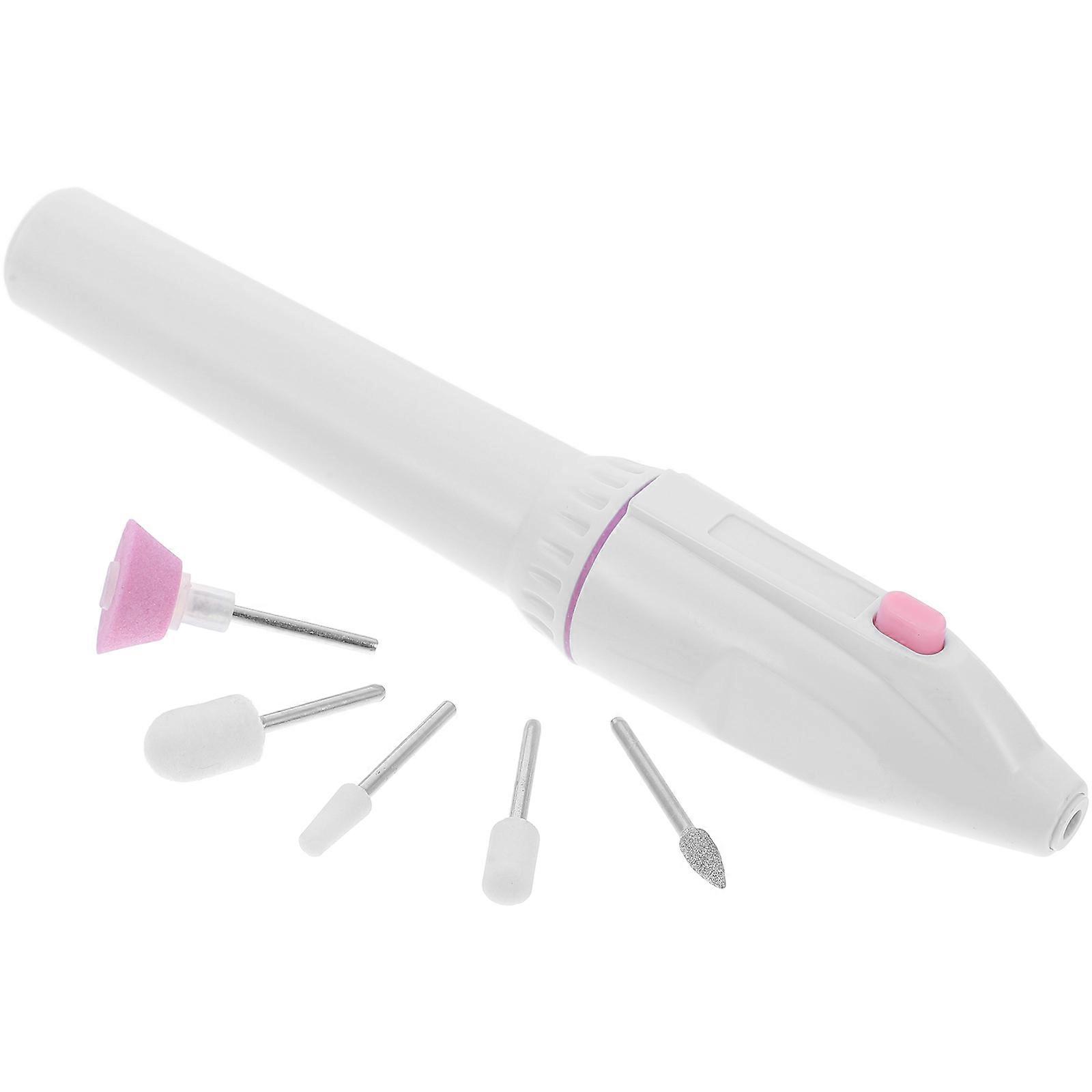 Nail Polishing Machine 1Pcs White for Nail Art with Low Noise Operation