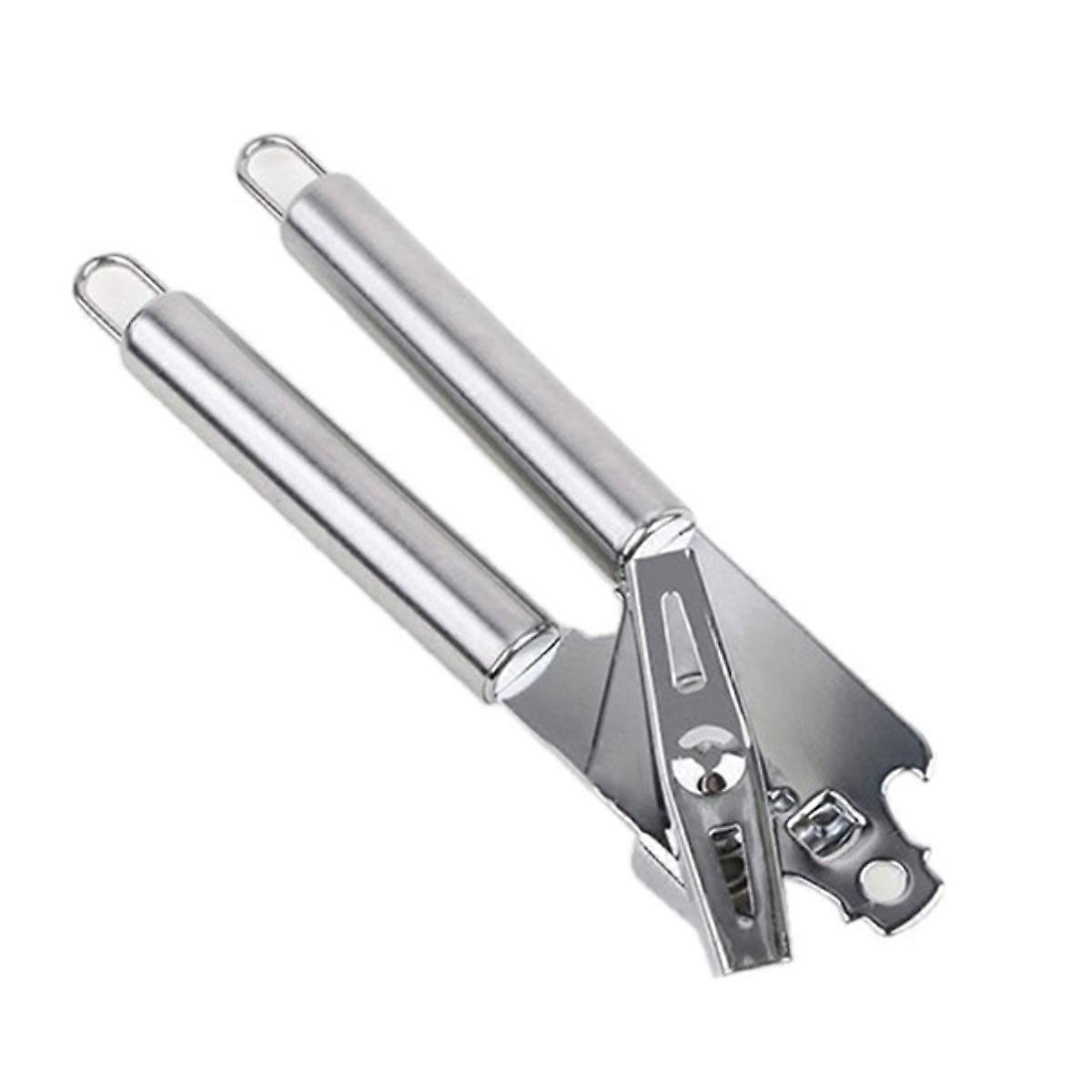 Silver Stainless Steel Manual Efficient Bottle and Jar Lid Tool for Home and Travel