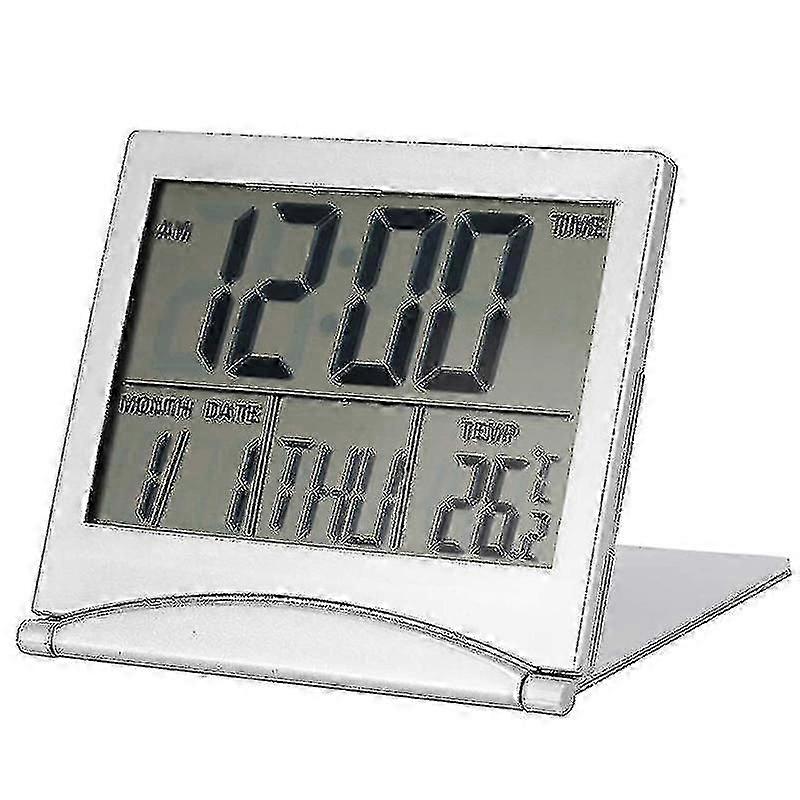 Portable Folding Travel Digital LED Alarm Clock with Temperature Display