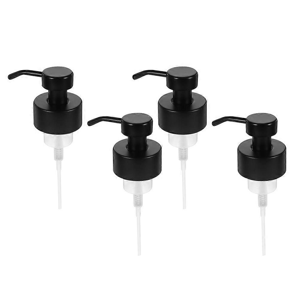 Stainless Steel Soap Pump Replacement Head for Home Durable and Elegant Design Black