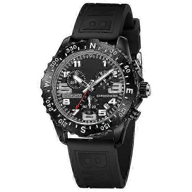 Chronograph Watch Men Quartz High-end Sports Wrist Watch Multi-function Six-pin Professional Men Watches