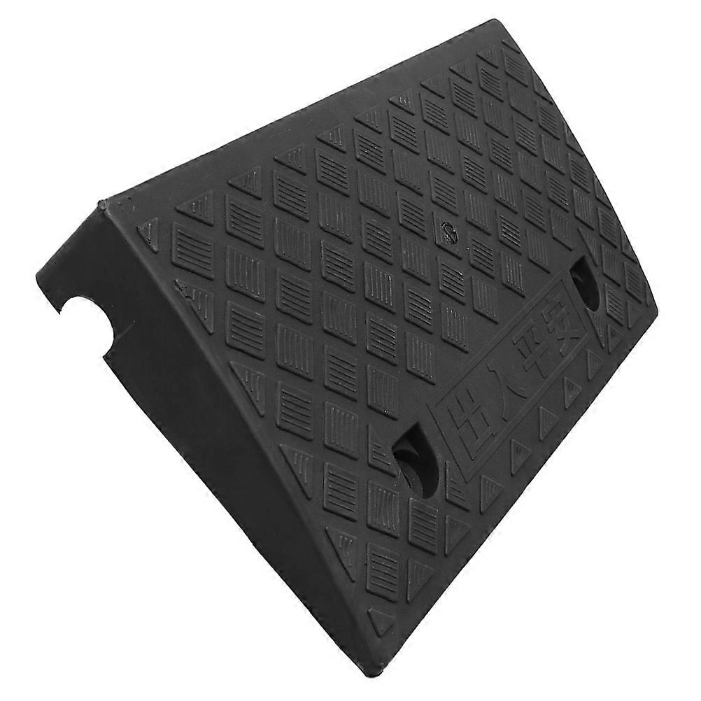 Car Slope Ramp For Motorcycle And Scooter With Durable Black Rubber Material For Step Loading 1Pcs