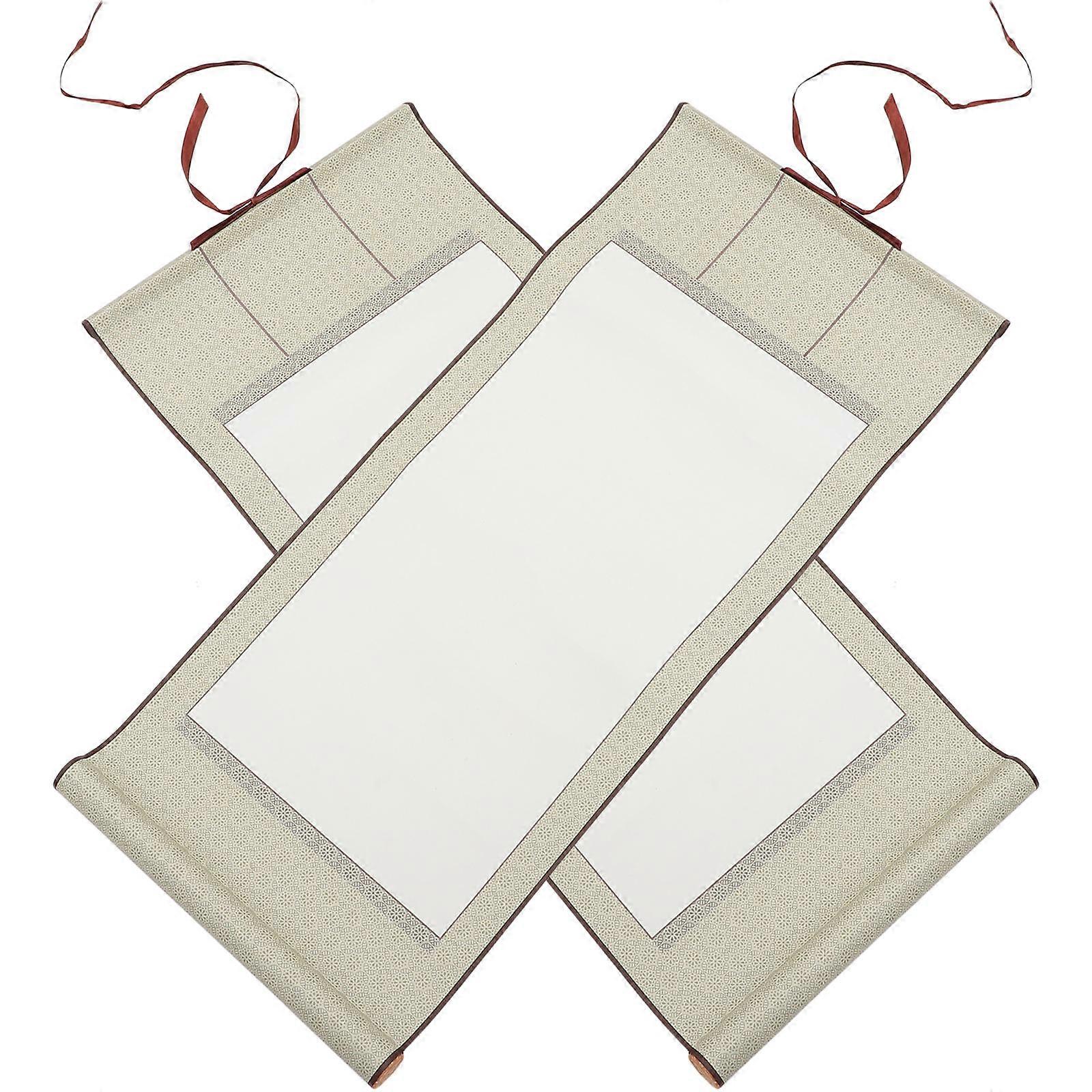 Portable Blank Rice Paper Scrolls for Painting, Calligraphy, and Watercolor Art – Durable Hanging Scrolls for Home Wall Decoration