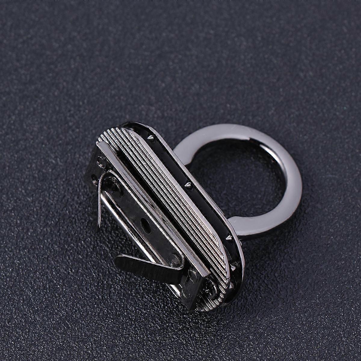 4PCS Durable Alloy Padlocks Die Casting Lock Suitcase Mortise Lock Accessories Black