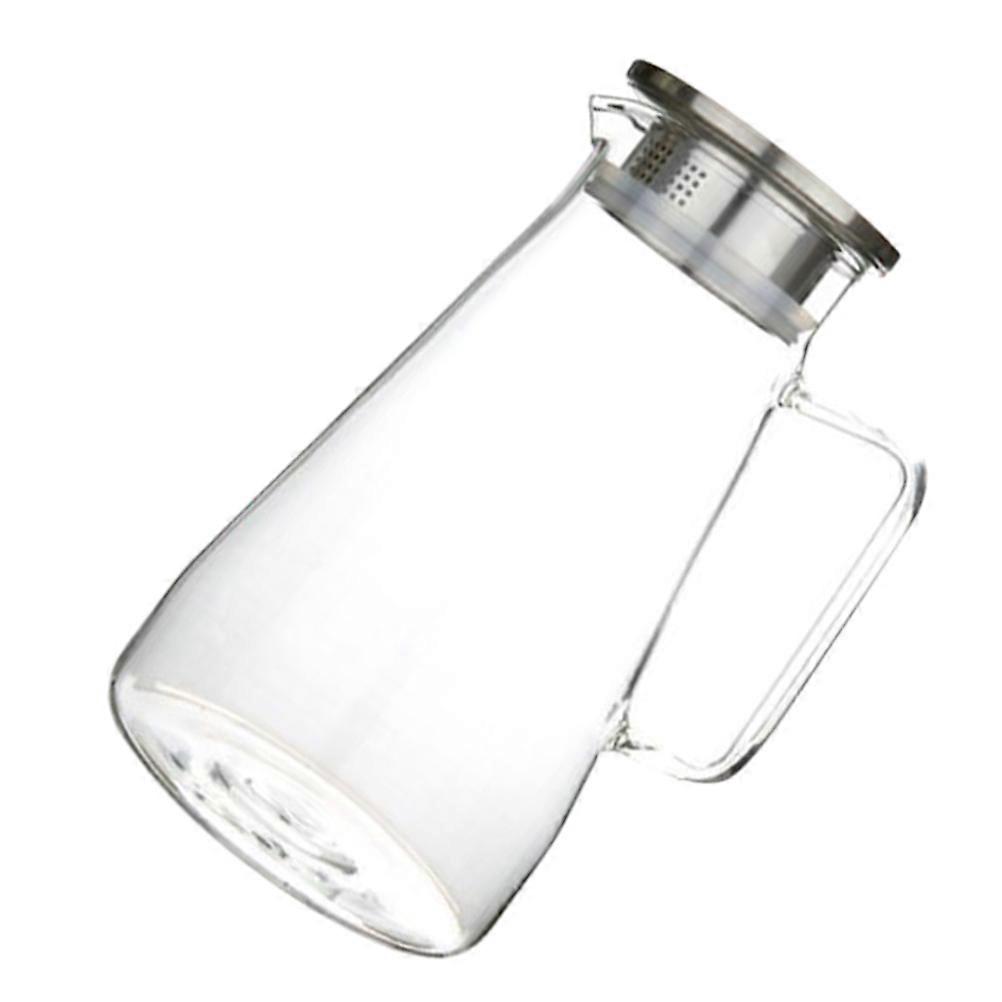 Clear Beverage Pitcher 1800ml Large Capacity Cold Water Container For Family 1Pcs