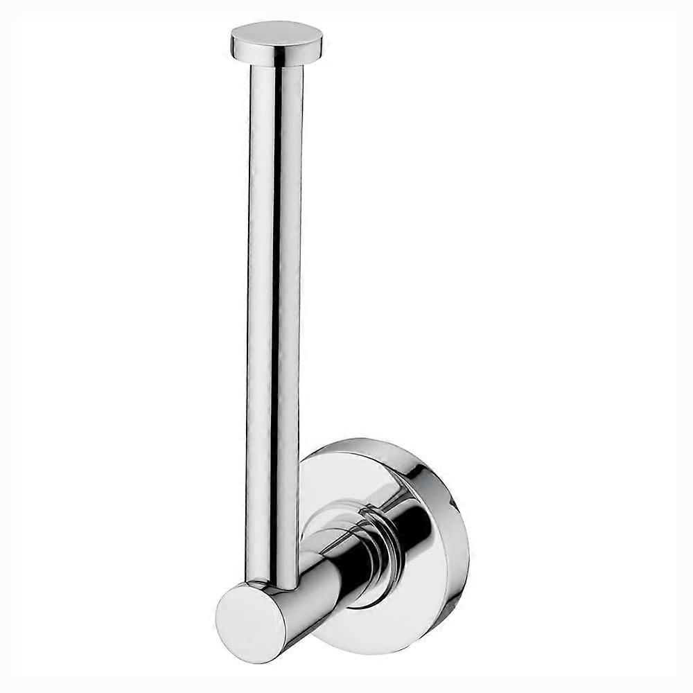 IOM A9132AA Chrome Toilet Roll Holder Without Lid Wall-Mounted, Durable, Modern Design, Compatible With Standard Rolls