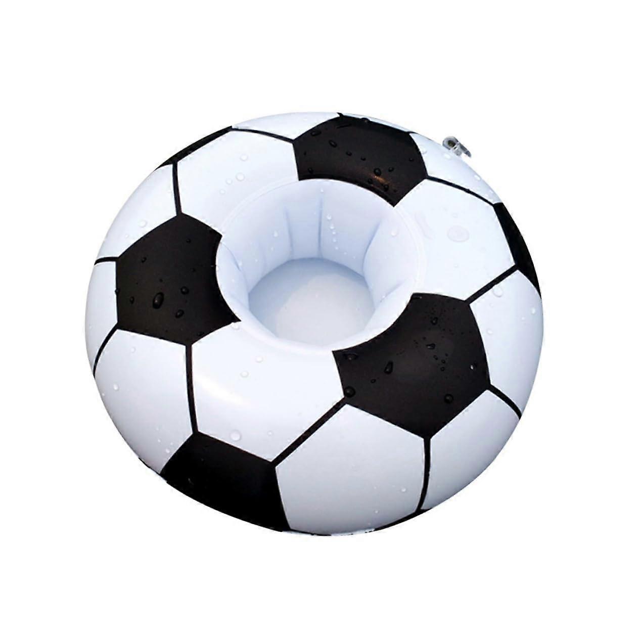 4 Pieces Inflatable Coasters Floating Drink Holders Creative Pool Decorations for Hawaii Luau Parties Inflatable Cup Holders for Beach and Garden