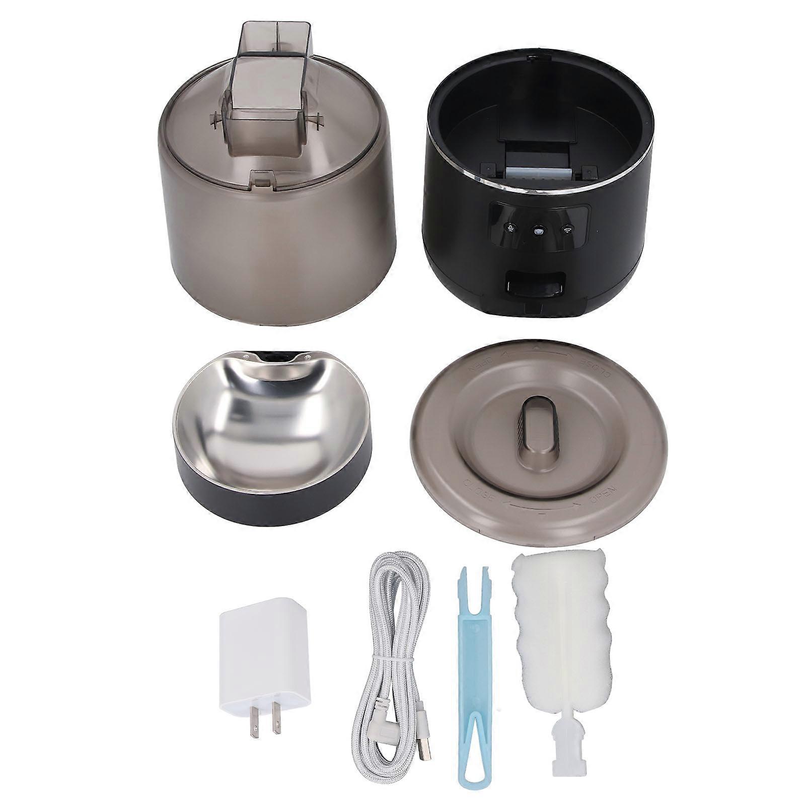 Cat Feeder 4L Timed Feeding APP Control Automatic Stainless Steel WiFi Dog Pet Food Dispenser for Home