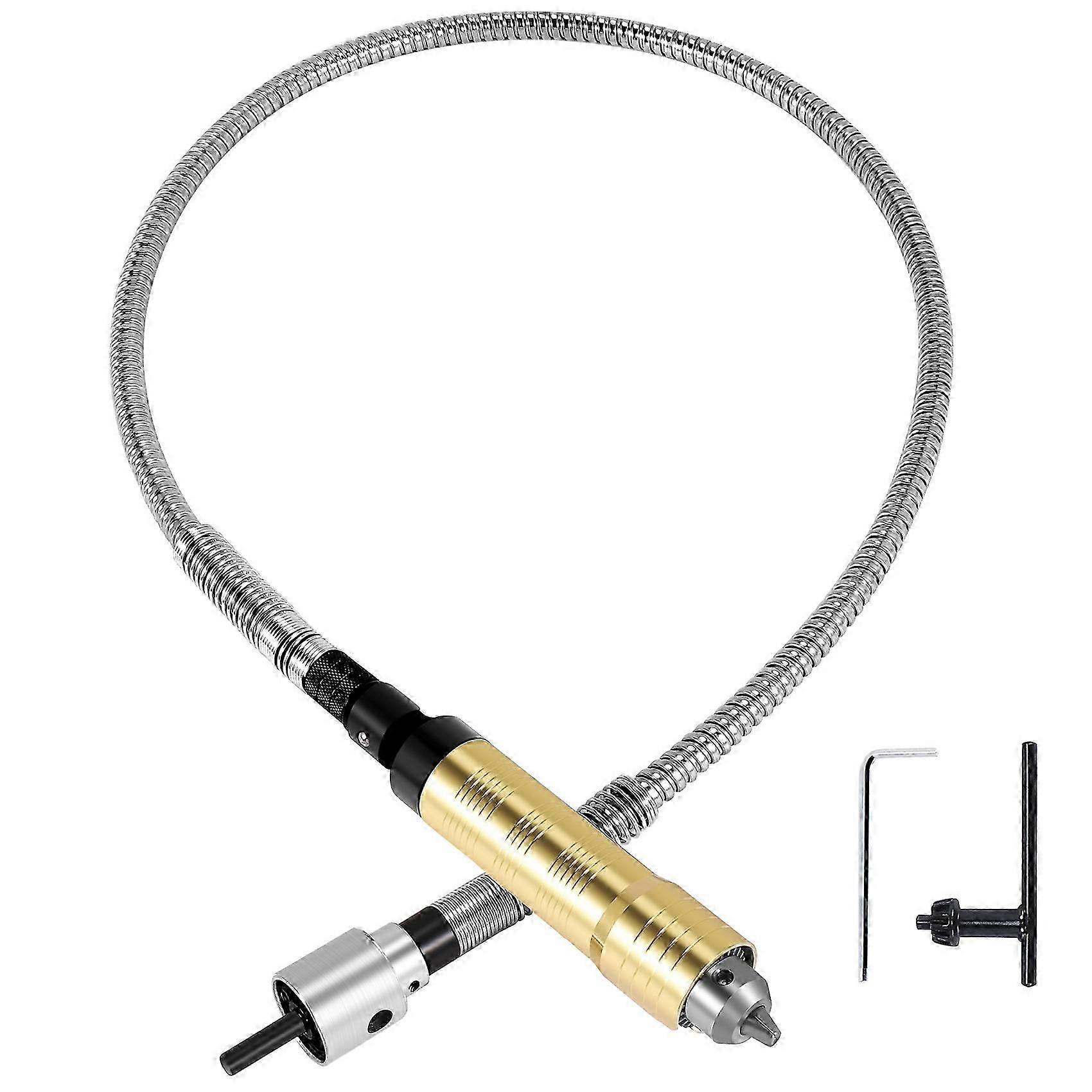 Roterande slipverktyg Flexibel flexaxel passar + 0,3-6,5 mm handstycke för Dremel Style elektrisk borr R