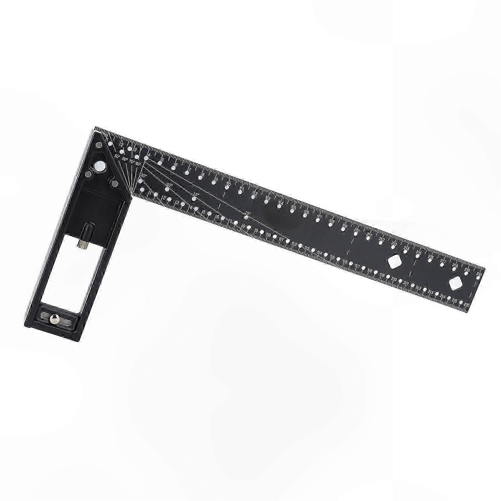 Precision Multi-Angle Measuring Tool 12in Universal Ruler for 45/90 Degree Accurate Layout and Measurement