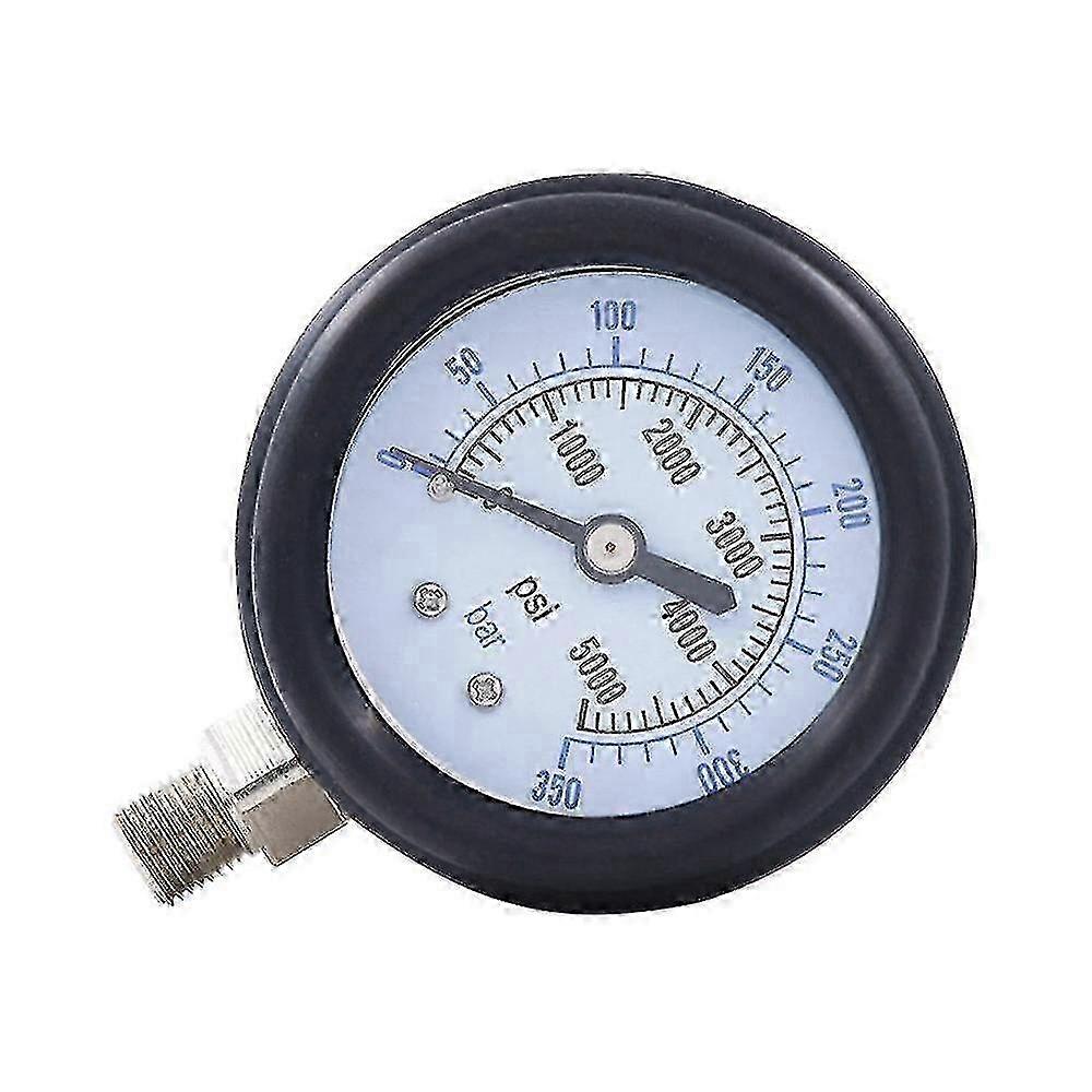 Pcp Scuba Diving Air Vertical Manometer For Fill Station Double-range 350bar High Pressure Gauge