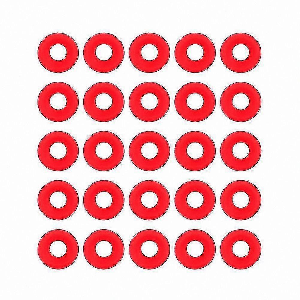 25-pack röda silikontätningar för Swing Top-flaskor, hembryggningspackningar för ölflaskor