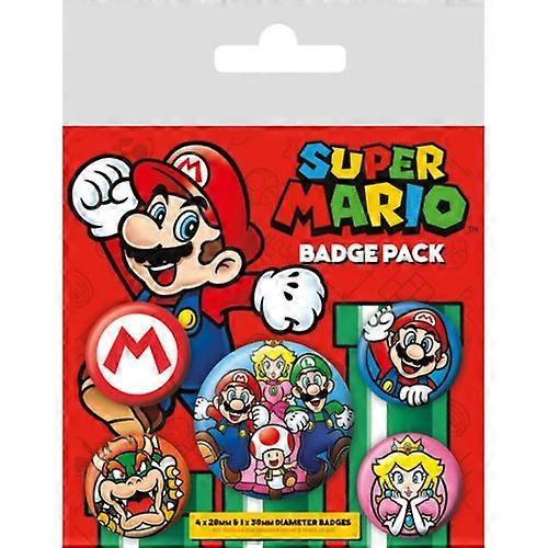Super Mario Badge Set (Pack of 5)