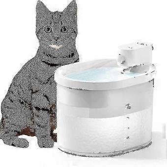 Uahpet Cat Fountain Cordless Battery Operated Cat Drinking Fountain Automatic Water Fountain For Cats Ultra Quiet Cat Fountain For Cats And Small Dogs