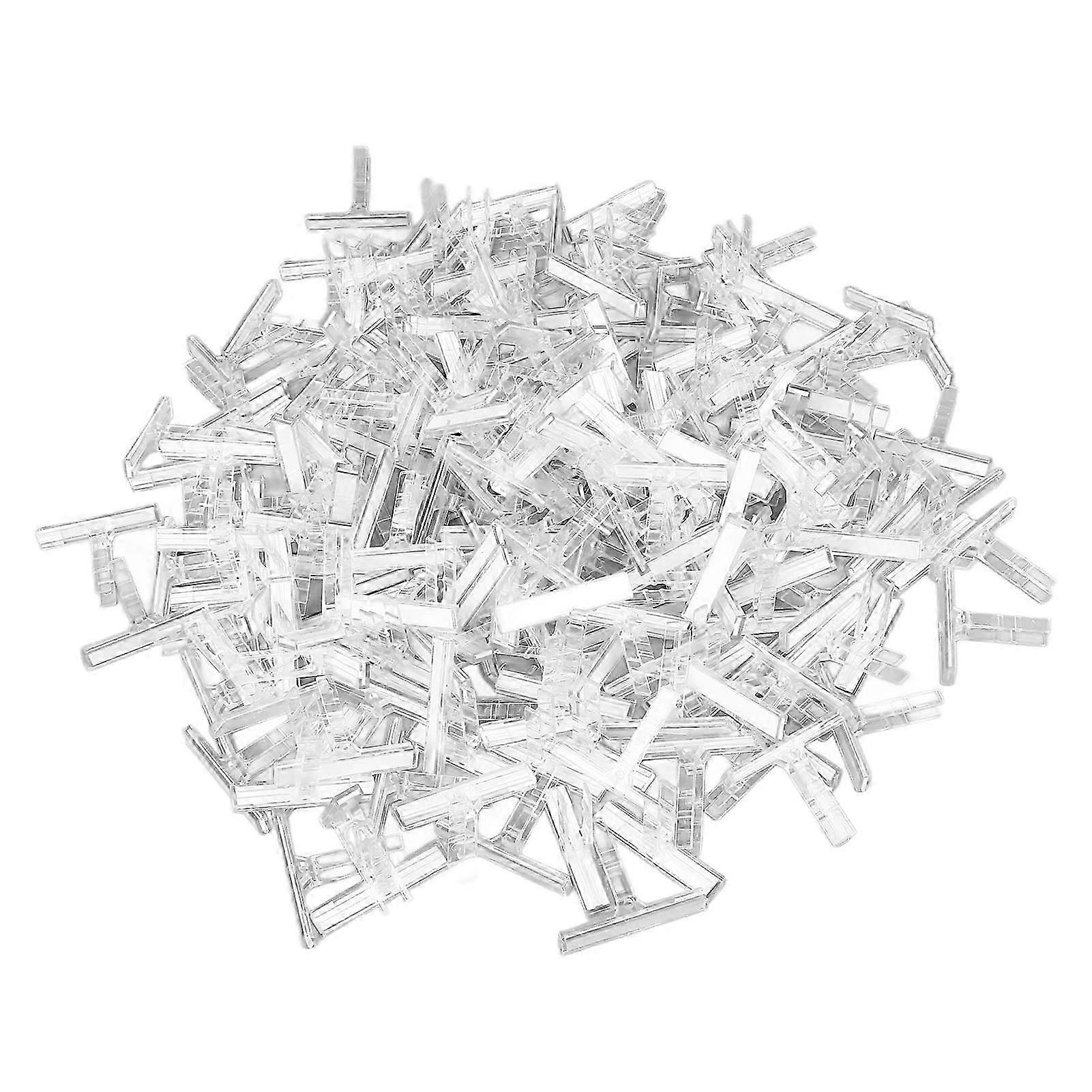 Terminal Marking Clamp PA66 35mm DIN Rail Mounted Transparent Terminal Strip Marking Holder