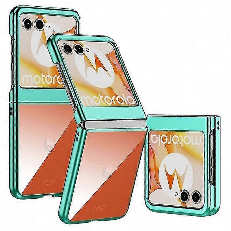 Electroplating Ultra Thin Transparent PC Phone Cover for Motorola Razr 50 5G Case
