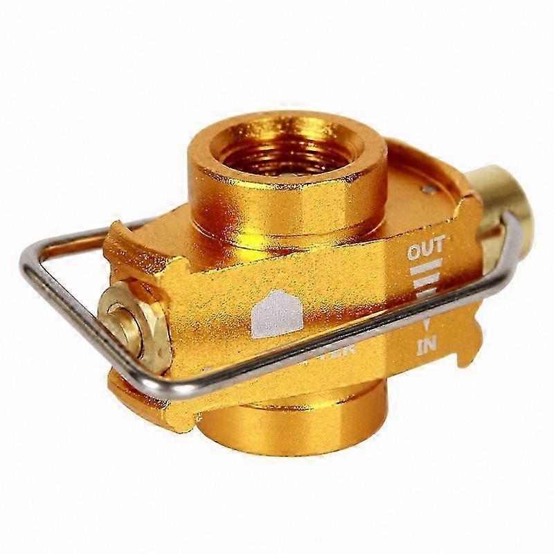 Portable Gas Saver Adapter for Camping with Flat Tank Refill and Conversion Functionality - Essential Outdoor Gear Accessory