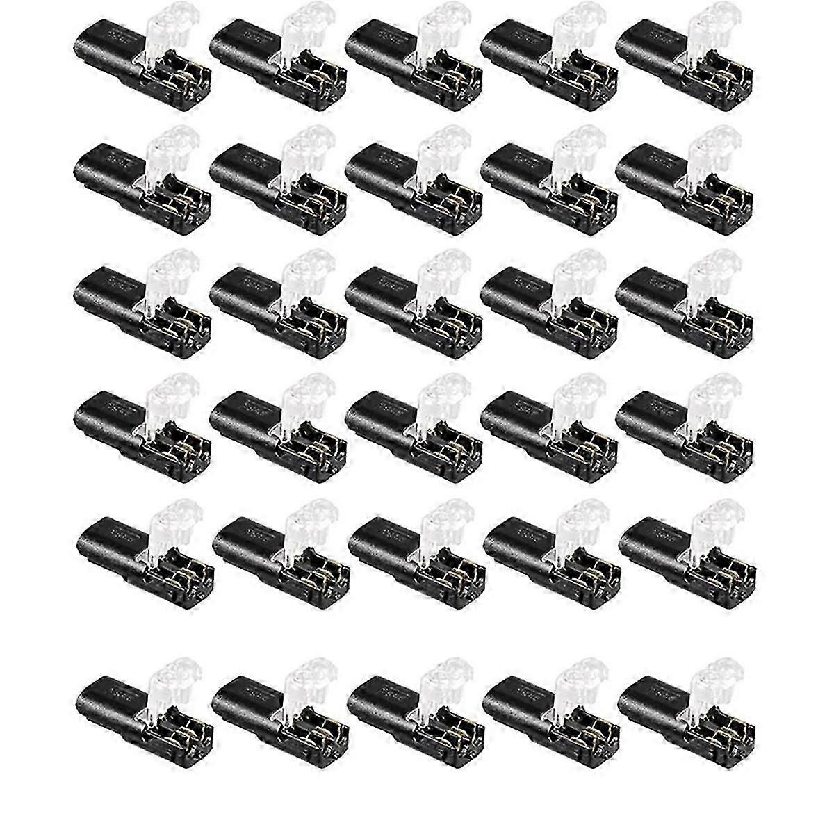 Double - Wire Plug-In Connector with Locking Buckle (30 Pack)
