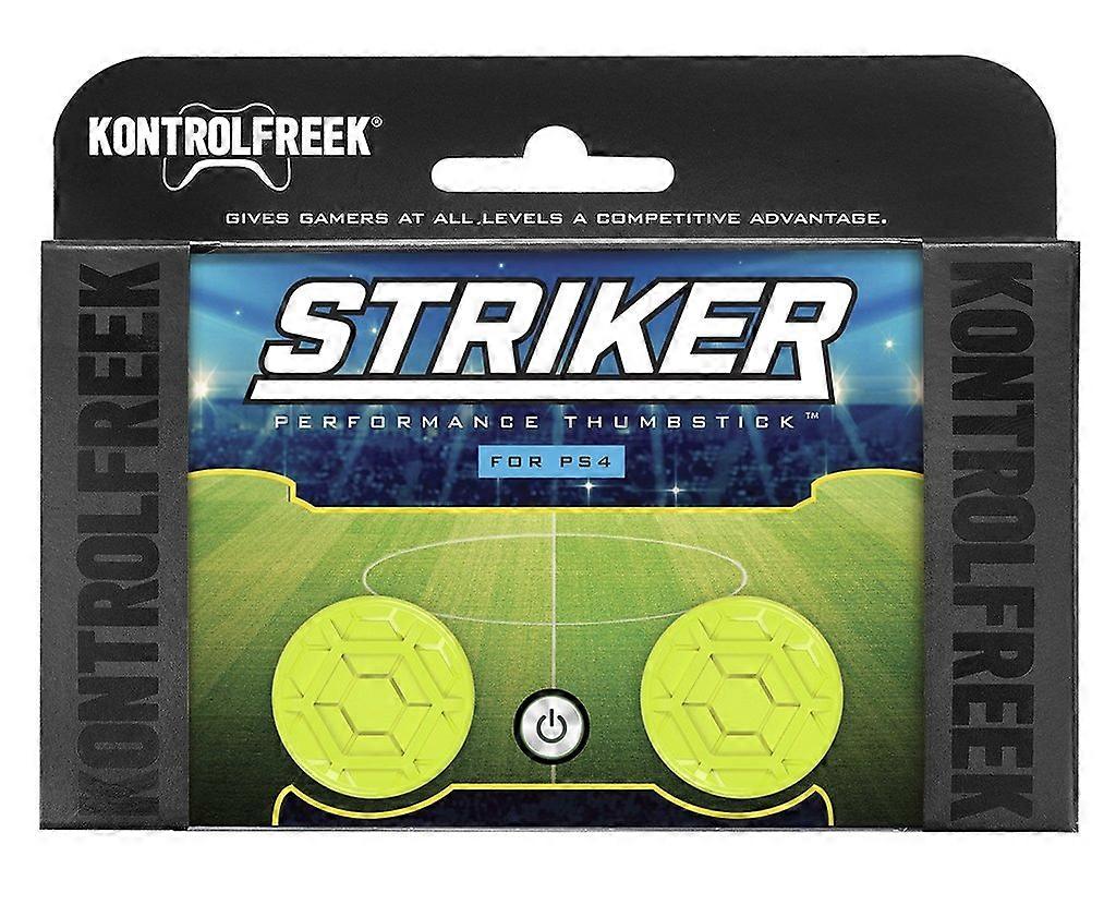 Striker Performance Thumbsticks PS4 Controller DualShock 4 Compatible Rubber Material Short Height Black