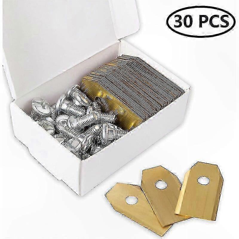 30 Parçalı Robotik Çim Biçme Makineleri için Paslanmaz Çelik Bıçaklar Yedek Parçalar