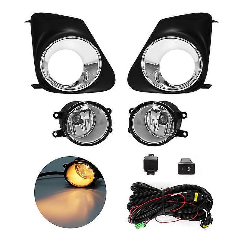 Applicable For Toyota Corolla Altis 2011 2012 2013 Fog Light Lamp Daytime Running Chrome Wires Switch Relay