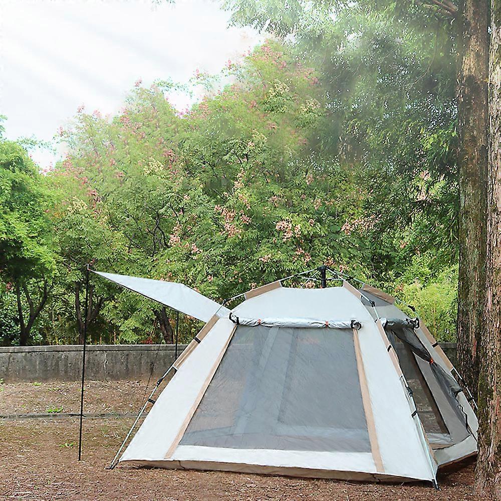 Automatic Quick-Opening Outdoor Camping Tent 2.4x2.4x1.55m Grey