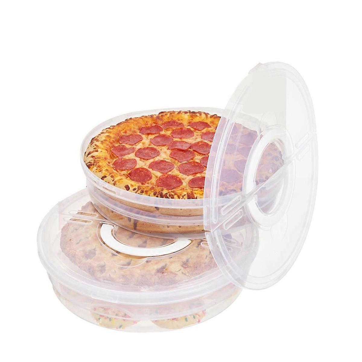 12-Inch Pie Carrier with Lid and Divider, Expandable Pie Carrier